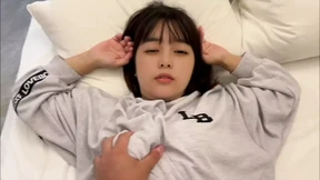 When you wake up in the morning, a couple is indecently entangled - She with an innocent cute smile and seeks each other fiercely from the morning