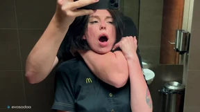 Risky public sex in a restroom Fucked a McDonald's employee over spilled fanta! - Eva Soda Risky public sex in a restroom Fucked a McDonald's employee over spilled fanta! - Eva Soda