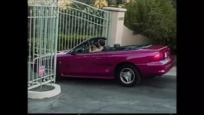 Blonde MILF with Nice Tits Ass Fucked with Condom in the Car