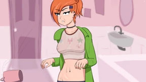 Cummy Friends - Frankie's Perverted Jokes in the Bathroom - Part 4