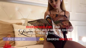 I cummed on her beautiful ass and she just ignored me