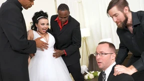 Payton Preslee's Wedding Turns Rough Interracial Threesome