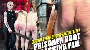 Canadian Prison Strap & Martinet After Boot Polishing Fail