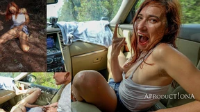 Agony of Squirting in My Car and Peeing Outdoors in 8K