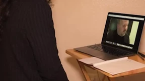 Remote Work Interview Turned Threesome Vertical Video - Vanessa Cliff Remote Work Interview Turned Threesome Vertical Video - Vanessa Cliff