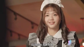 Horny Caffe Maid Wen Ruixin Controlled by a Client