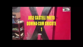 Jose Castell Black Dominates with Whip 1 Jose Castell Black Dominates with Whip 1