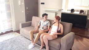 Hot Redhead Teen Sister Seduces Stranger: A Dia ITA Story