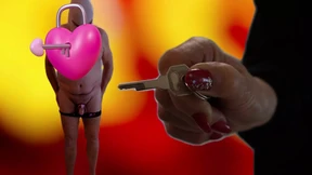 My husband in a chastity cage goes crazy My husband in a chastity cage goes crazy