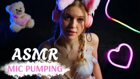 ASMR Cute pussy Fast and Aggressive Mic Pumping Your Cock and Make You CUM Yours Dolly
