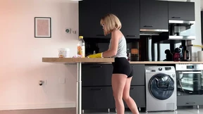 I watch the maid clean up and fantasize about sex with her