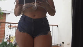 Hotwife in tight shorts, sexy and steamy Hotwife in tight shorts, sexy and steamy