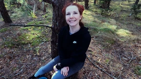 Surprise Blowjob During a Forest Stroll Surprise Blowjob During a Forest Stroll