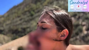 Topless blowjob on my knees Topless blowjob on my knees