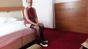 Hot MILF Gets Hotel Threesome, No Cash Involved