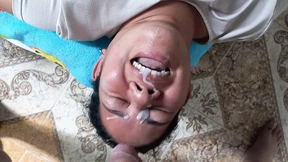 She Licks Cum On Her Facial Pleasure She Licks Cum On Her Facial Pleasure