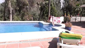 AuntJudysXXX - Petite Redhead MILF Fire Girl Catches You Watching Her at the Pool AuntJudysXXX - Petite Redhead MILF Fire Girl Catches You Watching Her at the Pool