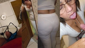 Mommy's Bathroom Tryst with Her Son's Friend