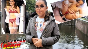 Curvy Latina Teen in Glasses Picks Up for Explicit Casting
