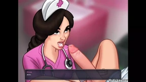 Summertime saga hot busty doctor gets to eat my cum and my girlfriend to Summertime saga hot busty doctor gets to eat my cum and my girlfriend to