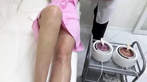 Two Russian Dommes Share Intimate Waxing Session
