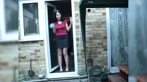 Bare Legged and Dressed MILF Gets Naked While Dominating a Wimpy Nude Guy Who Masturbates for Her Bare Legged and Dressed MILF Gets Naked While Dominating a Wimpy Nude Guy Who Masturbates for Her