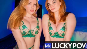 Perfect Redhead Threesome with British Babes Scarlett Jones and Lola Rose Perfect Redhead Threesome with British Babes Scarlett Jones and Lola Rose