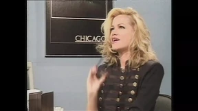 Sexy Secretary in Lingerie Sucks Big Cock in the Office