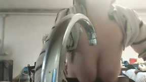 my neighbor caught me washing dishes and fucked me from behind