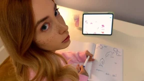 Stepbrother, show me your penis! It is for my homework