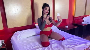 Fuck Me and Punish Me, Daddy! Rough Sex with Black Gloves and Slapping Ends in a Creampie!