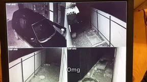 Security Guard Caught Redhead and Punished Her with Pussy Fucking on the Street Security Guard Caught Redhead and Punished Her with Pussy Fucking on the Street
