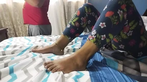 Private masseuse gets horny seeing his boss's oiled up ass
