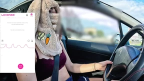 A friend of mine is filming me while I drive and a fan controls my lovense vibrator remotely A friend of mine is filming me while I drive and a fan controls my lovense vibrator remotely