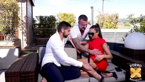 Lara, Queen of Sex, Enjoys Two Big Cocks Lara, Queen of Sex, Enjoys Two Big Cocks
