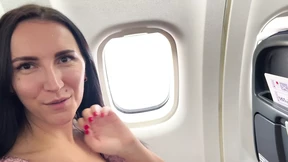 met a girl from the seat next to me on the plane and then fucked her