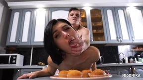 Cooking Wife Takes Big Dick&#x1F346; on the Stove - Moist Cooch - Explicit 2024