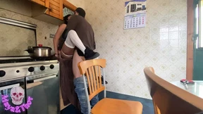 The delivery man helps me and in exchange I fuck him and record it for my husband to see The delivery man helps me and in exchange I fuck him and record it for my husband to see