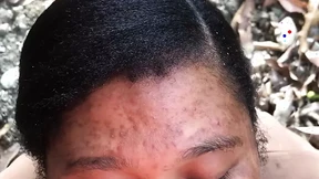 Domi sucking and singling with stranger in the bush