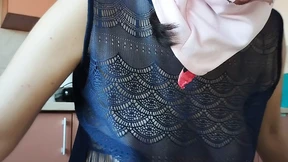 Sexy MILF, hairy pussy, big ass, vacuum cleaner in empty house