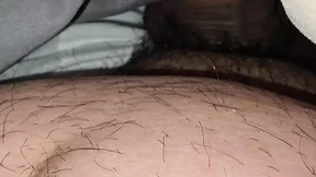 Step mom hand slip under blanket and handjob his dick for fun