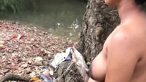 Sucking cock and having sex with stranger outdoors horny