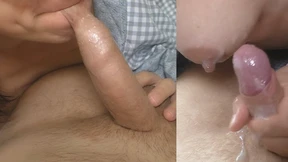 Stepbrother, let me play with your foreskin and suck cock