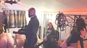 Mistresses and Master cruel flogging contest - Zeida, Zara and Master Darius Mistresses and Master cruel flogging contest - Zeida, Zara and Master Darius