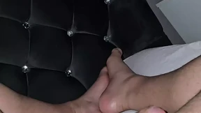 Step mom has a sneaky hand and handjob step son dick under his leg while is in bed Step mom has a sneaky hand and handjob step son dick under his leg while is in bed