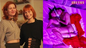 Two succubi torment his desires Two succubi torment his desires
