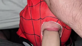 Step mom up side down get her throat fucked with 9 inch of dick