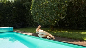 Juicy Colombian nympho splashing poolside, then getting devoured in every orifice Juicy Colombian nympho splashing poolside, then getting devoured in every orifice