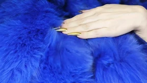Furjob with Thick Real Fur, Hairjob, Edging and Furgasm