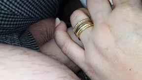 Step mom handjob stepson 9 inch beautiful cock and thin